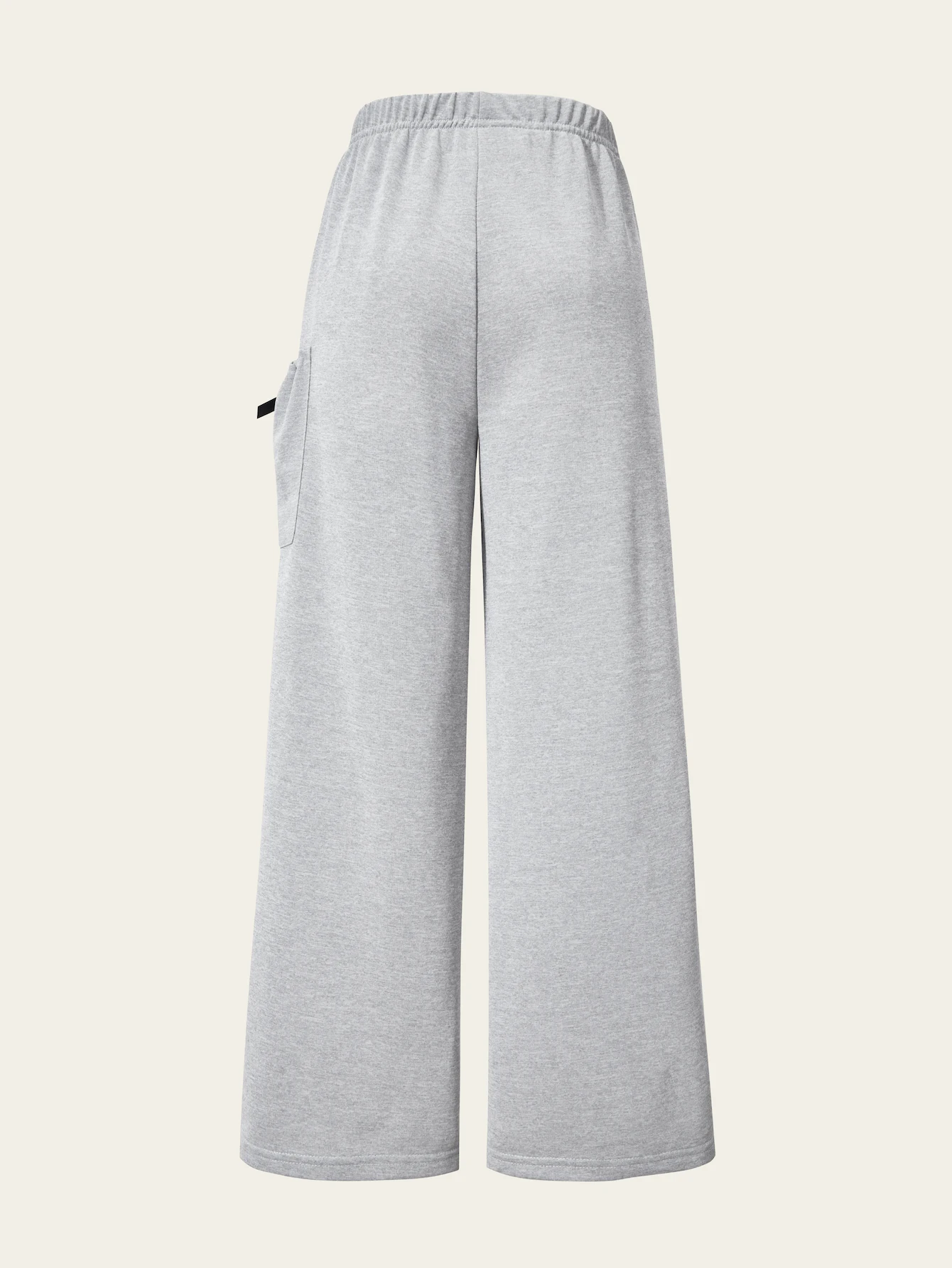 Girls' fashion casual trousers, girls' spring, summer, autumn and winter loose straight-leg pants with a kitten pocket design