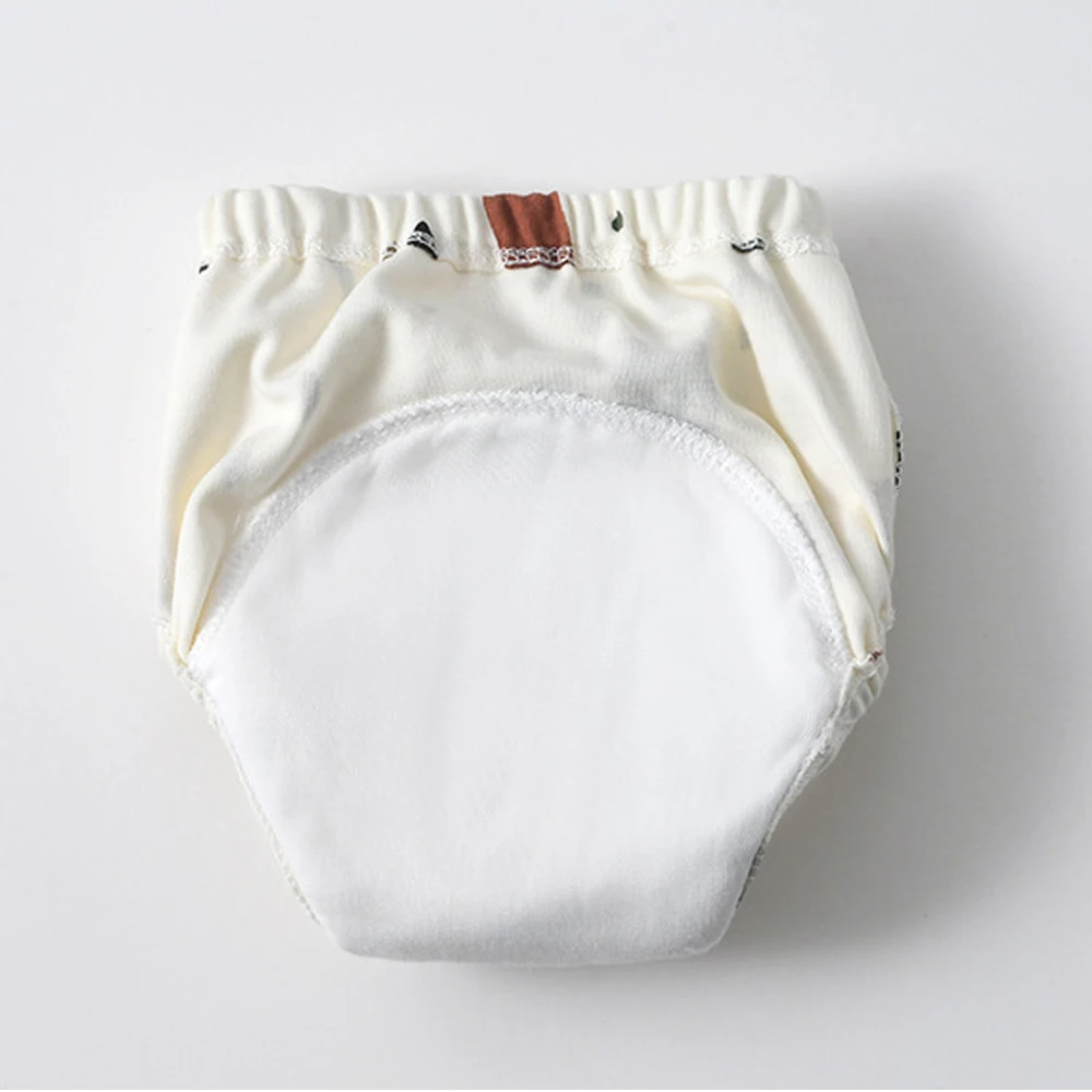 10 Pcs Reusable Baby Training Pants Washable Kids Cloth Diaper Nappies Changing Underwear Infant Toddler Potty Training Panties