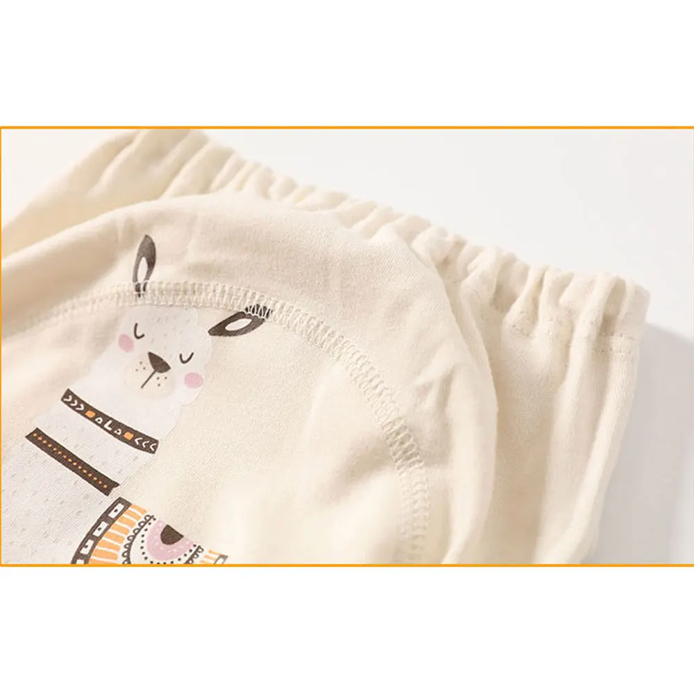 10 Pcs Reusable Baby Training Pants Washable Kids Cloth Diaper Nappies Changing Underwear Infant Toddler Potty Training Panties