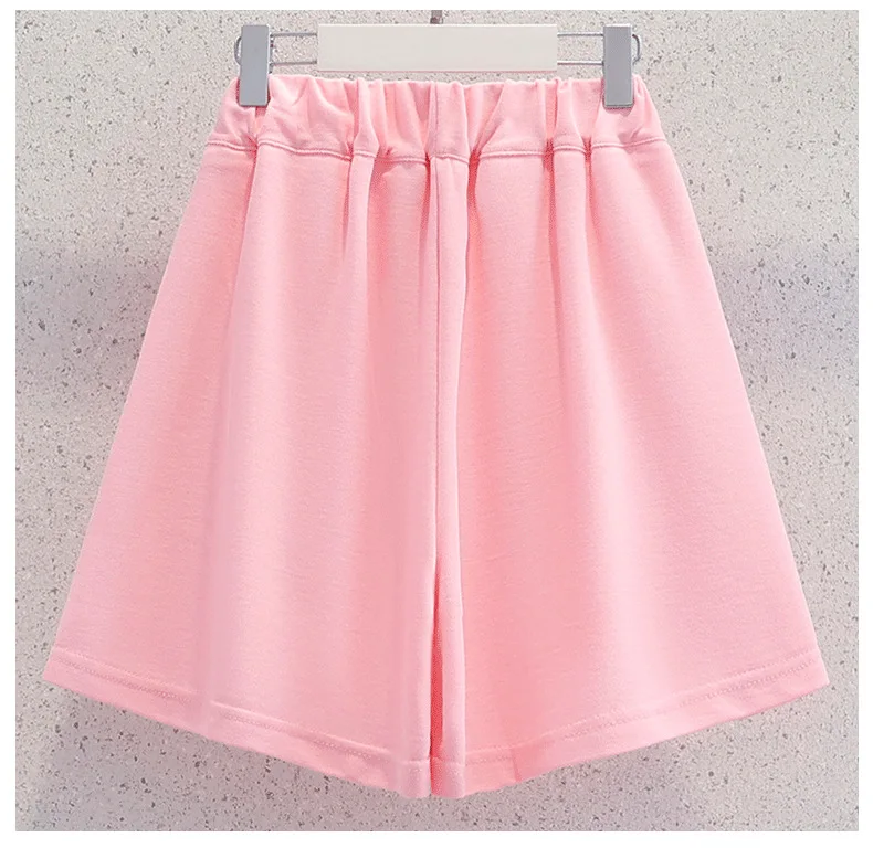 2026 Summer New Teenage Girls Clothing Sets Children Short Sleeve Top Shorts Two Piece Set Kids Casual Oufits School Clothing