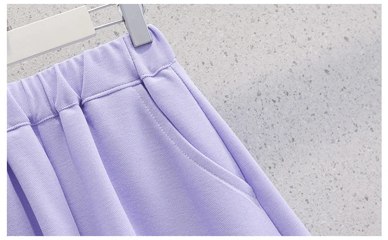 2026 Summer New Teenage Girls Clothing Sets Children Short Sleeve Top Shorts Two Piece Set Kids Casual Oufits School Clothing