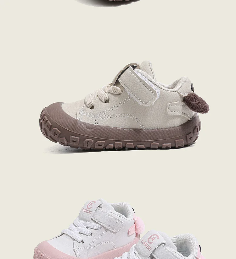 Children’s Running Shoes Fashion Casual Cute Shoes Spring Autumn 2026 Sports Shoes for Boys Girls Toddler Size 16-26 Beige Pink