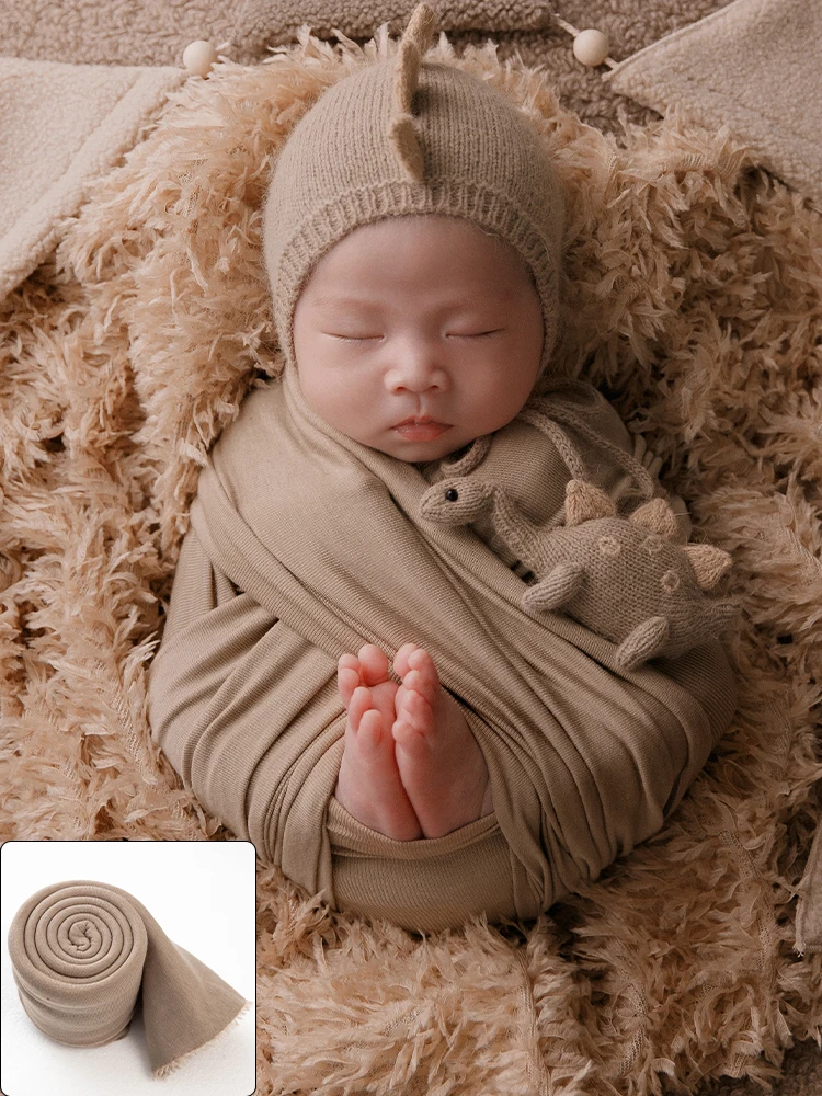 25 Colors Soft Stretch Baby Wraps Newborn Wrap Photography Props Studio Photo Shoot Background Cloth Prop Accessories 180cmx33cm