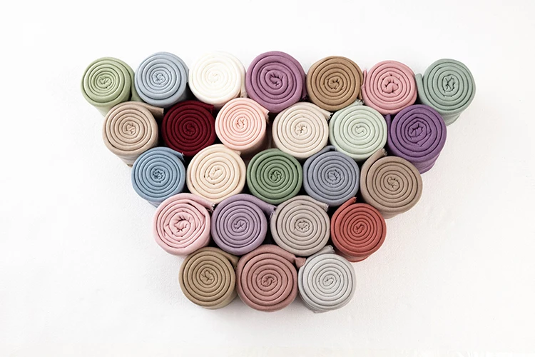 25 Colors Soft Stretch Baby Wraps Newborn Wrap Photography Props Studio Photo Shoot Background Cloth Prop Accessories 180cmx33cm