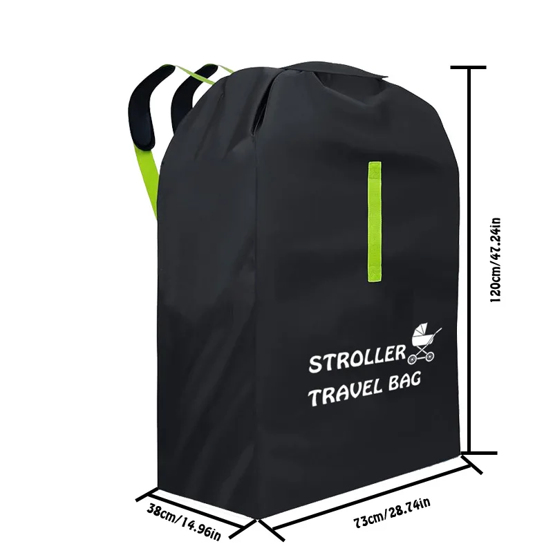 Baby Stroller Travel Bag with Shoulder Belt Pram Universal Dust Bag Organizer Kindergarten Carts Accessories Walker Cribs Bags