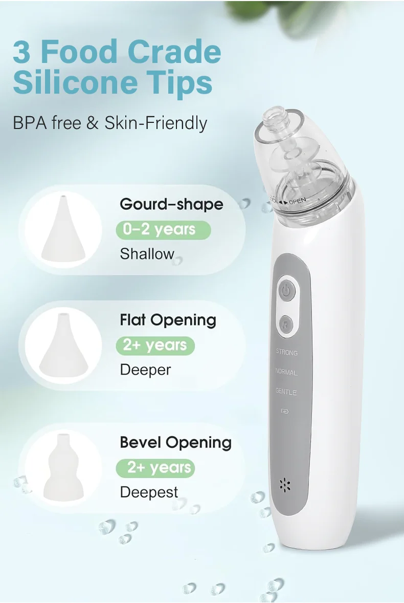 2025 New Pattern Baby Electric Nasal Aspirator Charging Version Newborn Baby Nasal Aspirator Suck Out Prevent Nasal Congestion