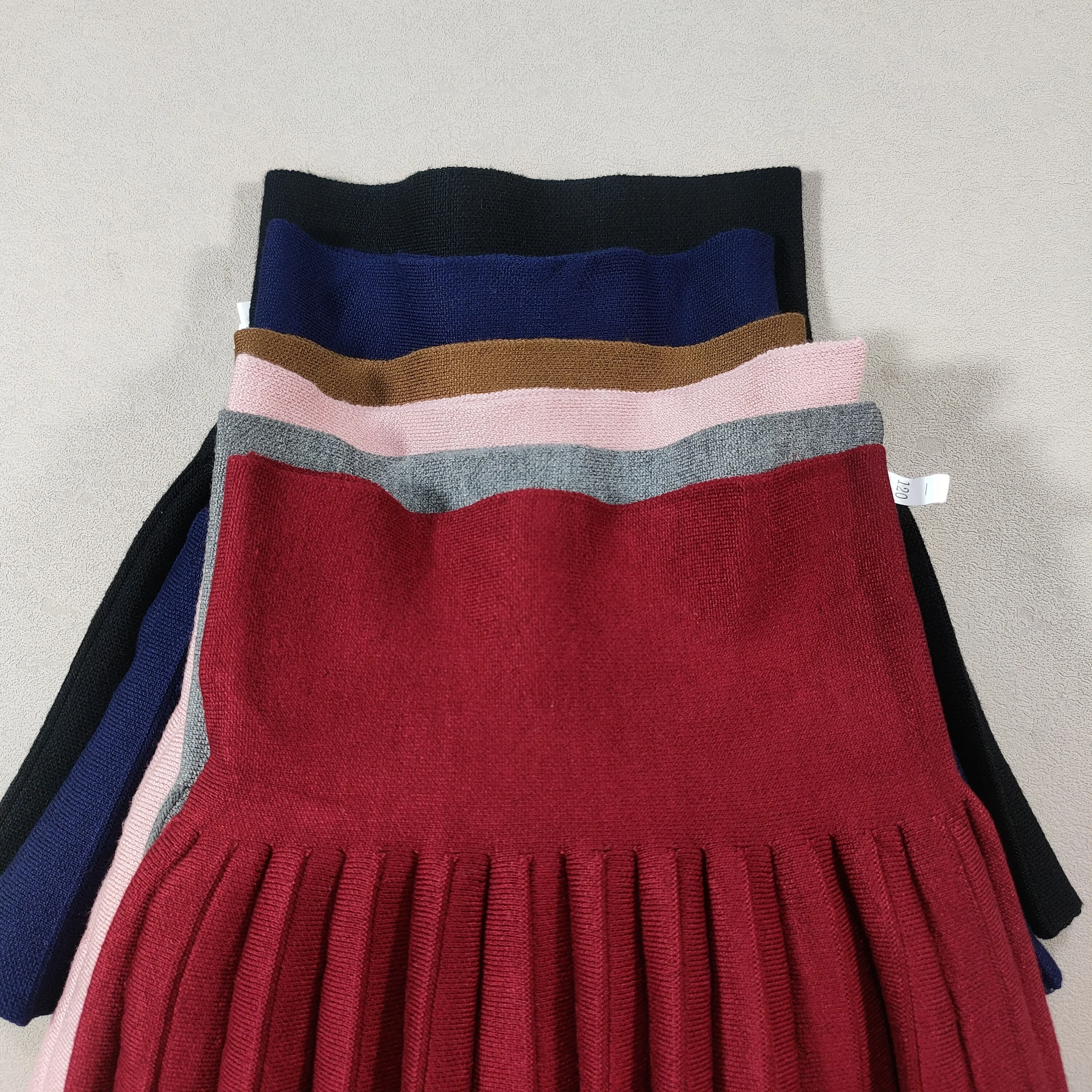 Kids Skirt Girls' Pleated Skirt Solid Sweet Pink Beach Skirt Black Cute Mini Skirt Slim Fit Baby Princess Skirt 2-12 Years