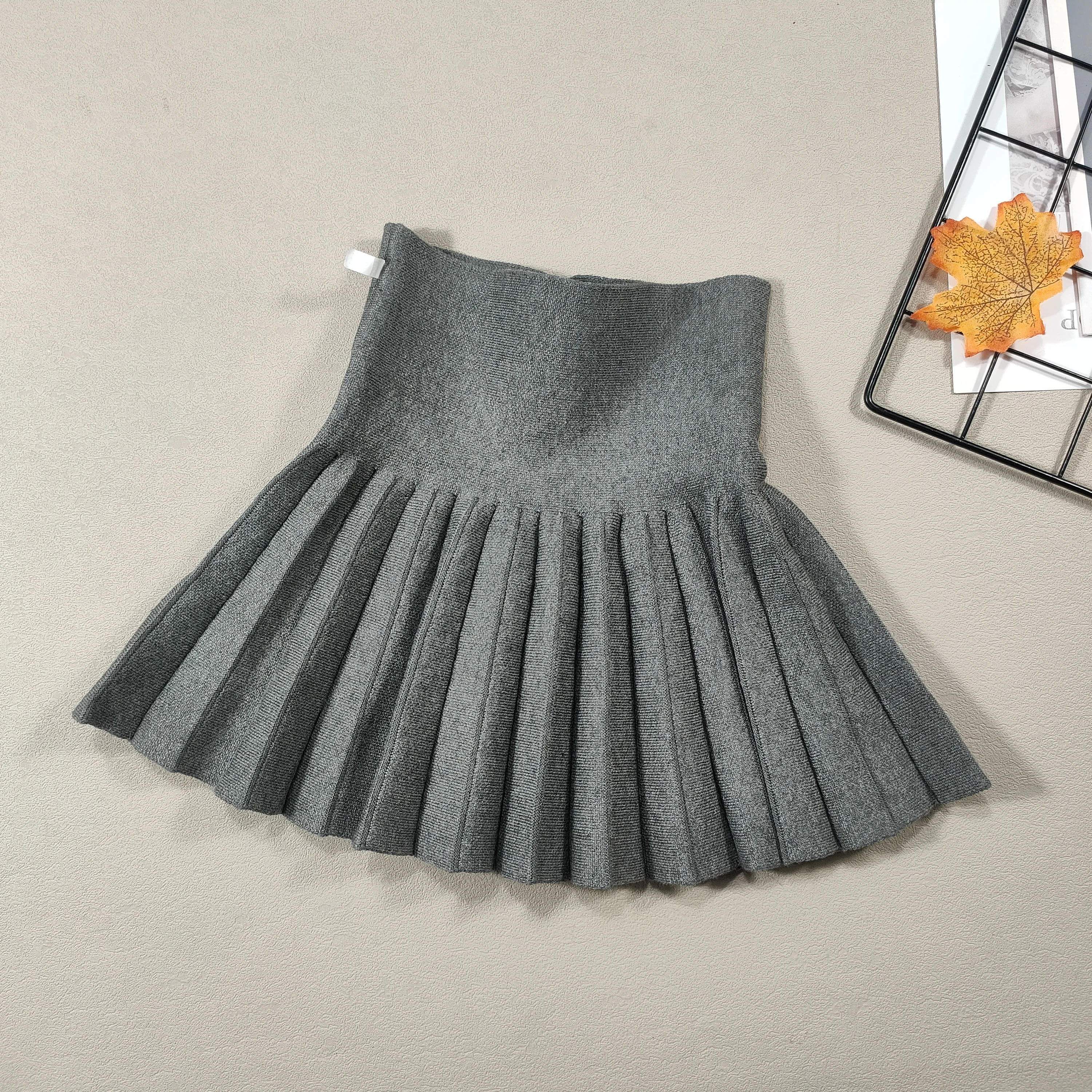 Kids Skirt Girls' Pleated Skirt Solid Sweet Pink Beach Skirt Black Cute Mini Skirt Slim Fit Baby Princess Skirt 2-12 Years