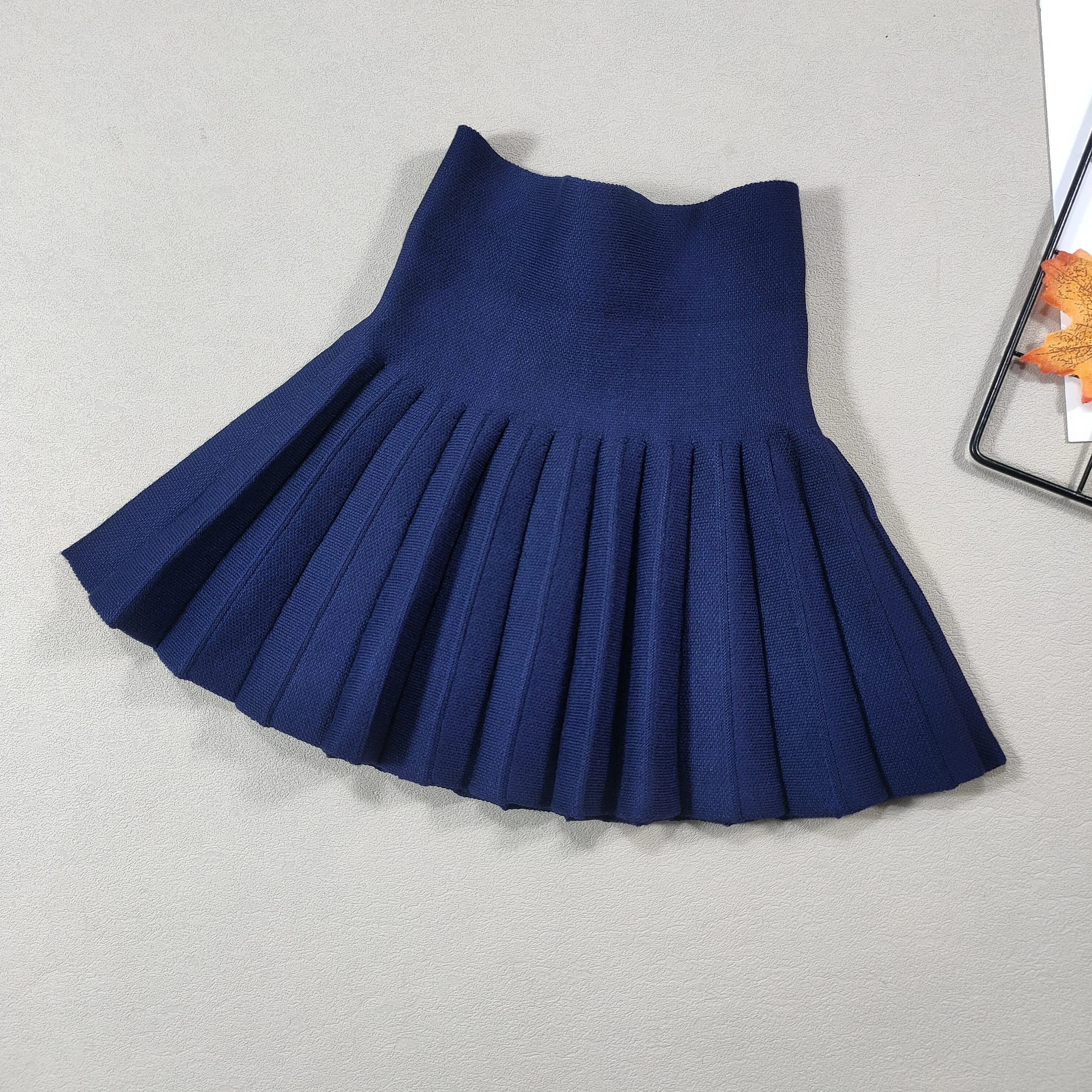 Kids Skirt Girls' Pleated Skirt Solid Sweet Pink Beach Skirt Black Cute Mini Skirt Slim Fit Baby Princess Skirt 2-12 Years