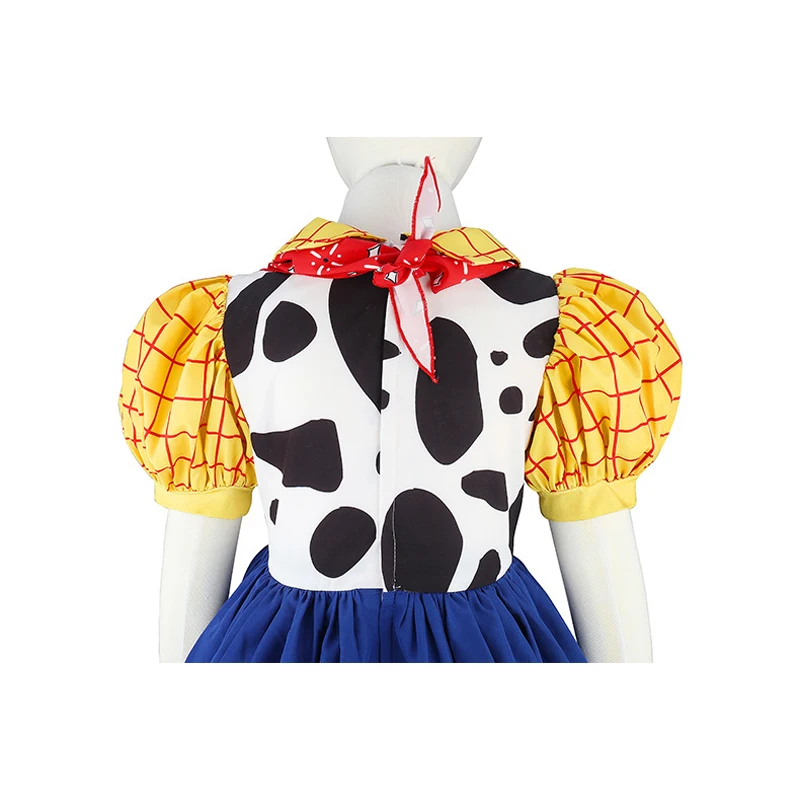 Woody Role Playing Girls Dress Summer Cute Cartoon Jessie Girls Princess Dress Birthday Gifts 2 3 4 5 6 7 8 Years Kids Clothes