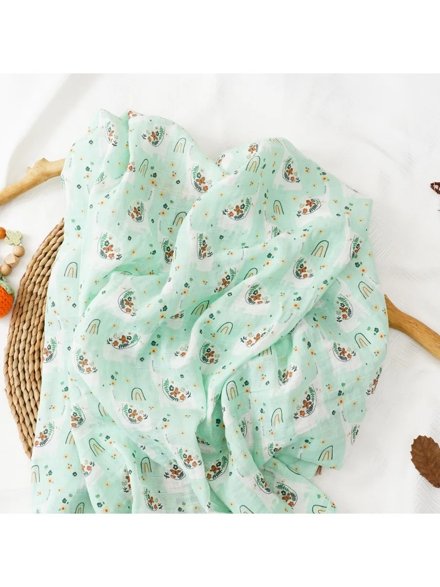 Cotton Muslin Swaddle Blankets Baby Towel For Newborns Swaddle Blanket Newborn Baby Wrap