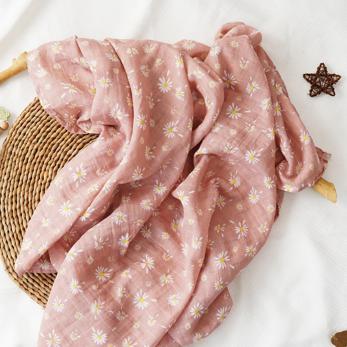 Cotton Muslin Swaddle Blankets Baby Towel For Newborns Swaddle Blanket Newborn Baby Wrap