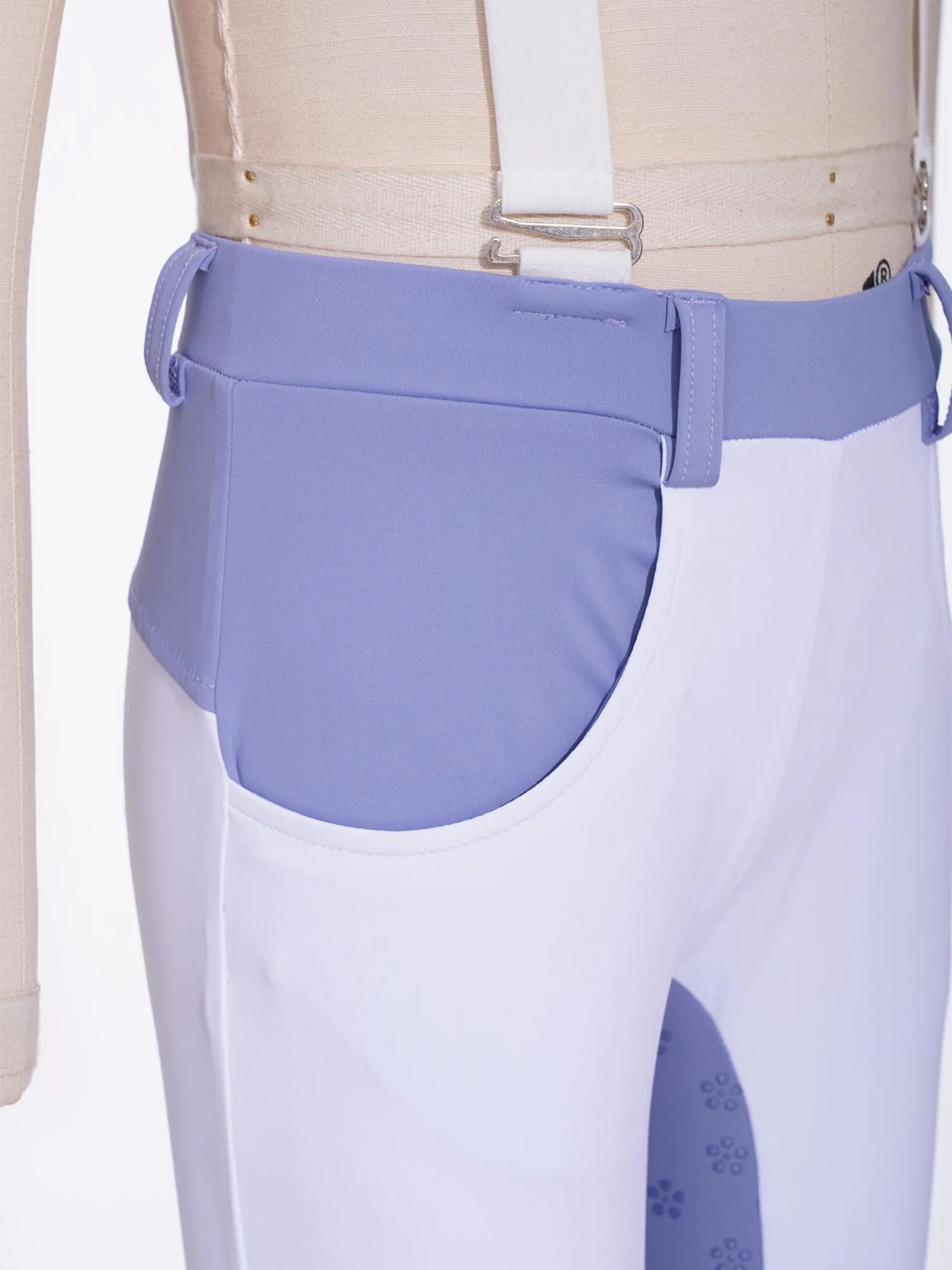 Kids Boys Girls Equestrian Training Performance Pants Horse Riding Trousers Anti-slip Full Seat Breeches Leggings with Pockets