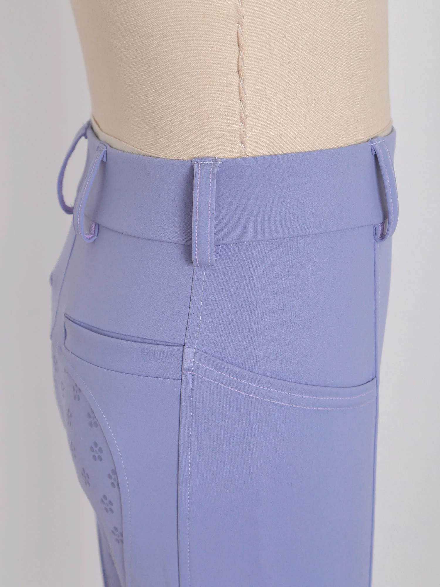 Kids Boys Girls Equestrian Training Performance Pants Horse Riding Trousers Anti-slip Full Seat Breeches Leggings with Pockets