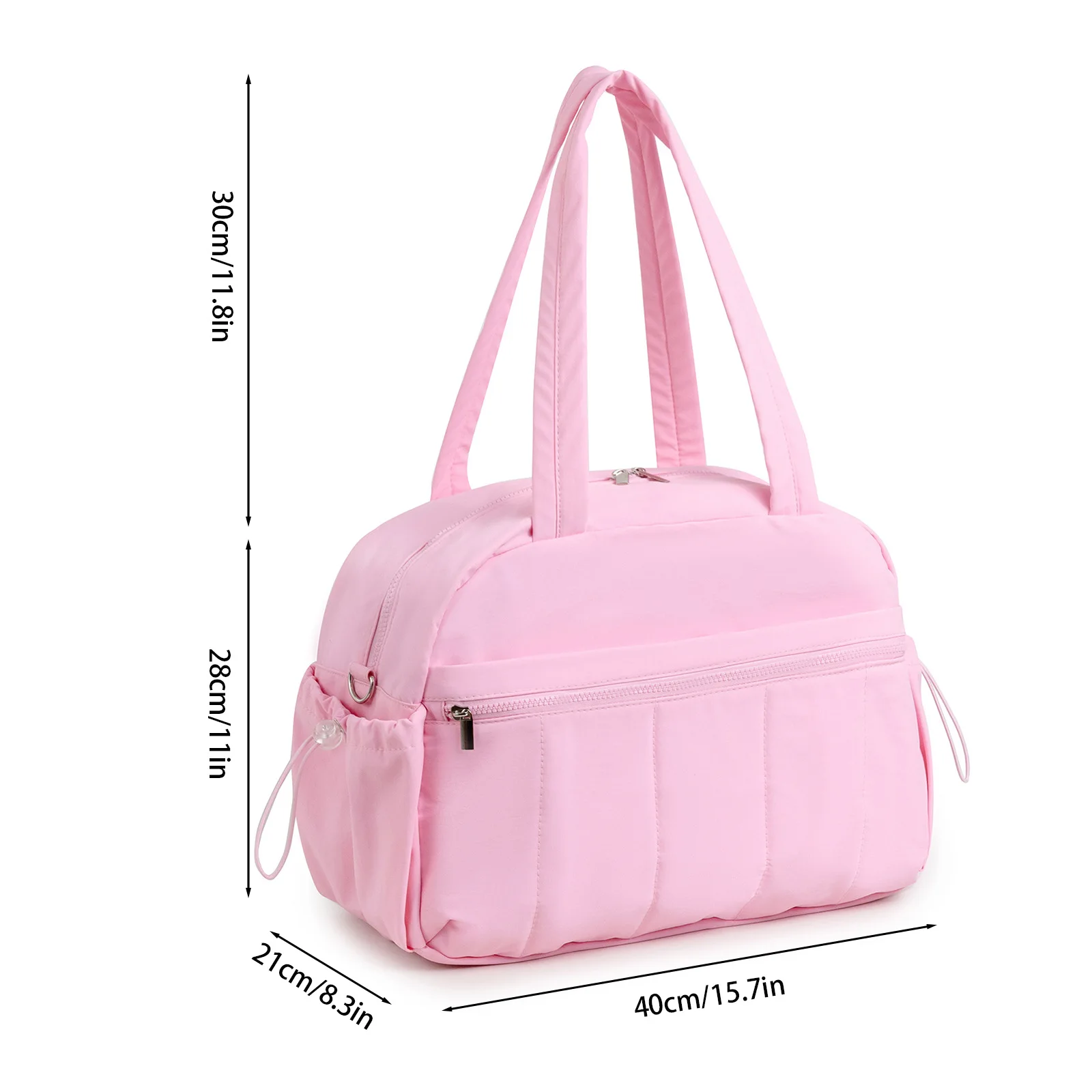 Waterproof Diaper Bag Mommy Handbag Travel Gym Tote Maternity Cabin Bag Lightweight Portable Bag for Baby Stroller Outdoor Daily