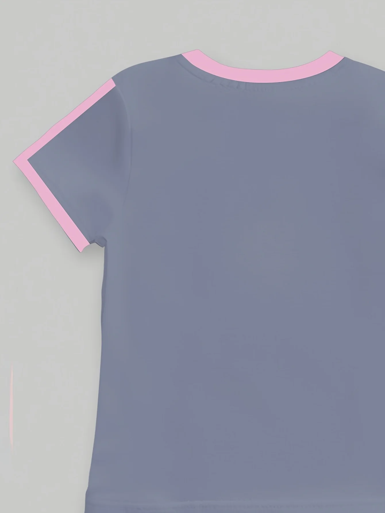Girls' Summer Casual Outfit: Bow Print Short-Sleeve T-Shirt + Flared Long Pants Two-Piece Set with Pink Trim and Bow Print, Fashionable and Versatile, Suitable for Girls Aged 4-12, for Home and Outdoor Wear