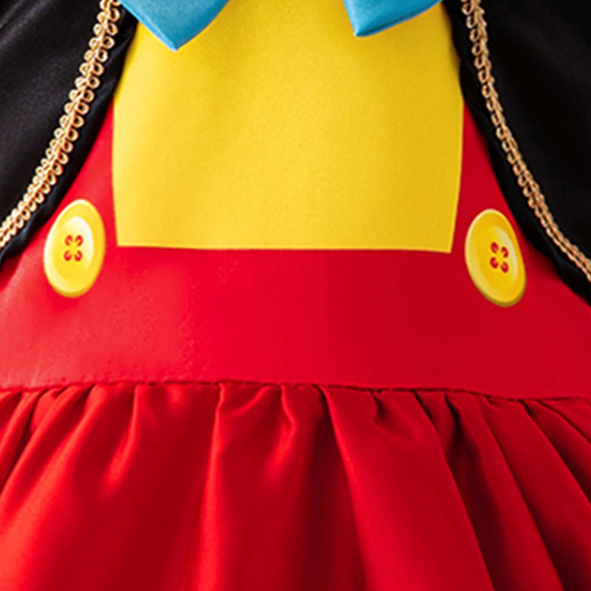 Cartoon Puppet Party Girl Dress Puppets Costumes Elegant Birthday Princess Performance Costume Halloween Carnival Kids Dresses