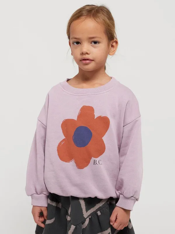 Korean INS 2024 Children's Autumn Winter Long Sleeve O-Neck Sweatshirt Cute Tops for Girls And Boys Baby Sweaters Kids Clothing