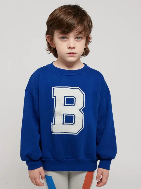 Korean INS 2024 Children's Autumn Winter Long Sleeve O-Neck Sweatshirt Cute Tops for Girls And Boys Baby Sweaters Kids Clothing