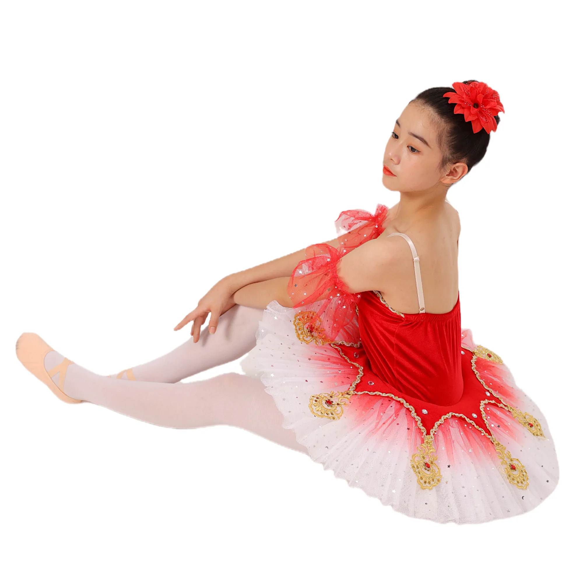 Children's Ballet Skirt, Girls' Dance Skirt, Ballet Performer Clothing, Children's Dance Skirt, Stage Performance Group Clothing