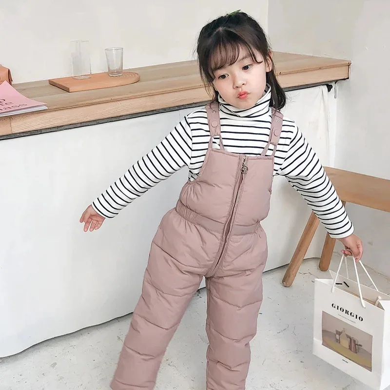 Children Winter Clothing Sets Baby Lamb Fleece Coats+Down Pants 2Pcs Boys Girls Thicken Warm Casual Hooded Clothing Outfits