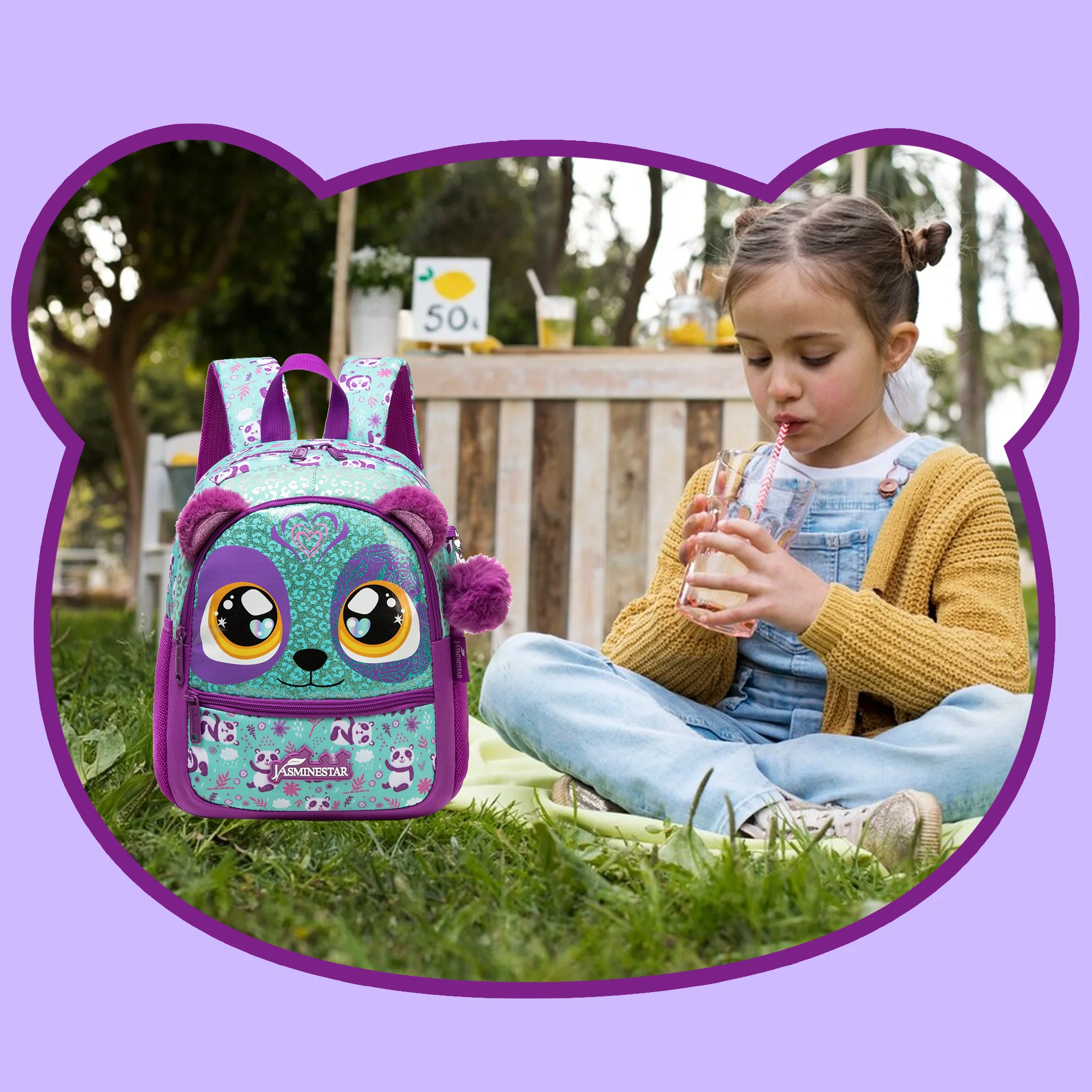 13‘’ Backpack for Girls Kindergarten Bag Sequins Kindergarten Primary School Backpack Girl School Bag