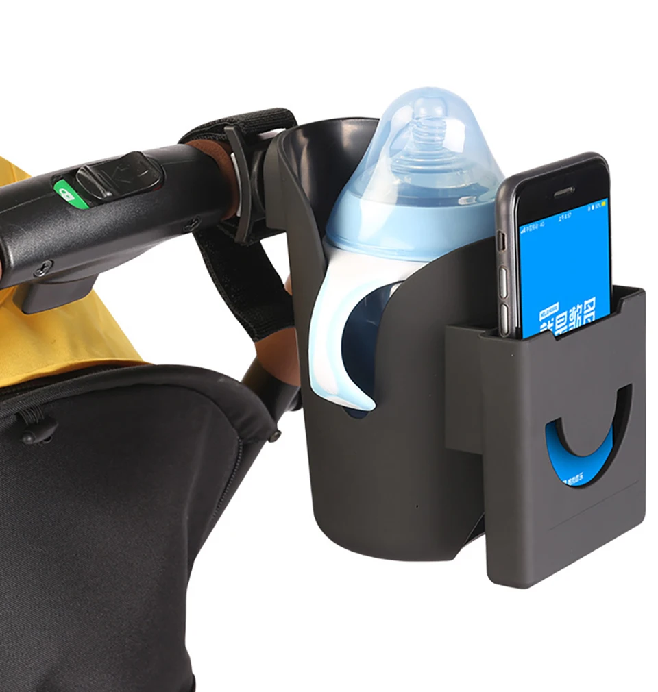 Cup Holder For Stroller Baby Carriage Water Bottle Support Mobile Phone Holder Universal Pram Baby Stroller Accessories Abs