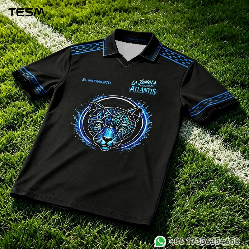 TESM Family 3D Printed Polo T-shirt Men Kids Couple Matching Soccer Jersey Casual Short Sleeve Polo Shirts