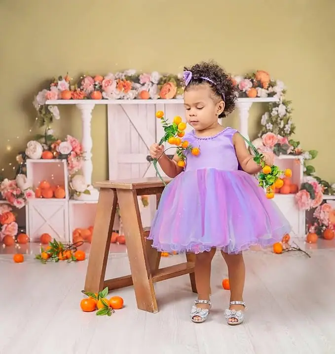 Baby Dresses Girl 1st Birthday Party Backless Embroidery Elegant Big Bow Wedding White Tutu Gown Girls Christening Costume