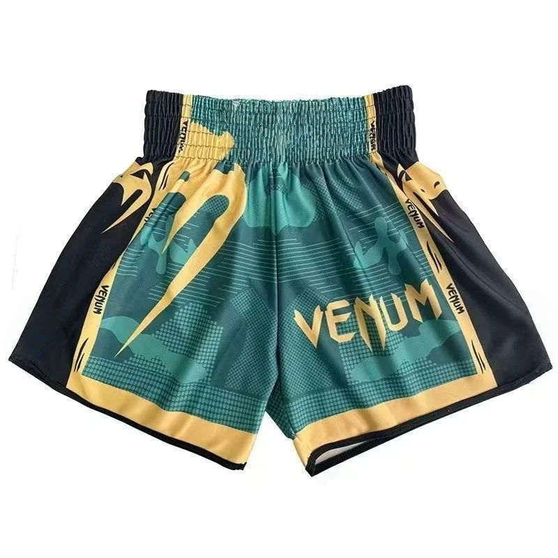 New 3D Printed Breathable Adult Fashion Sanda Boxing Shorts