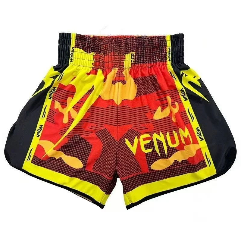 New 3D Printed Breathable Adult Fashion Sanda Boxing Shorts