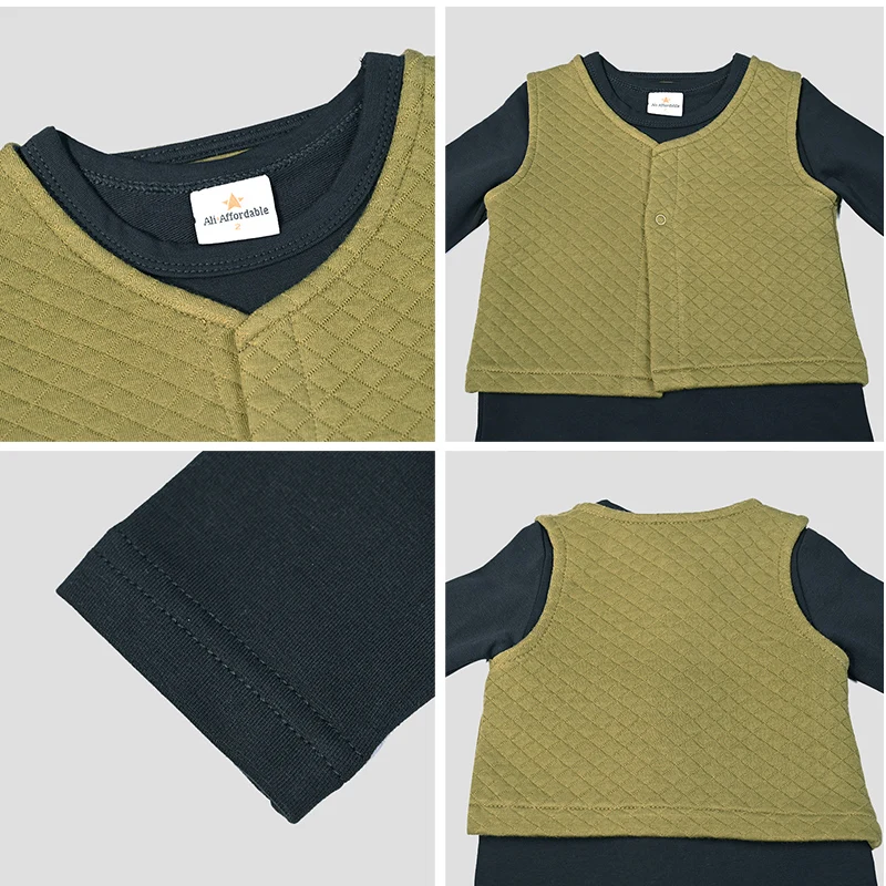 AA-New Arrivals Winter Shabbos Robe Boy and Girls Family Clothing Set baby Footie Cotton Spandex and Outer Warm sandwich Layer