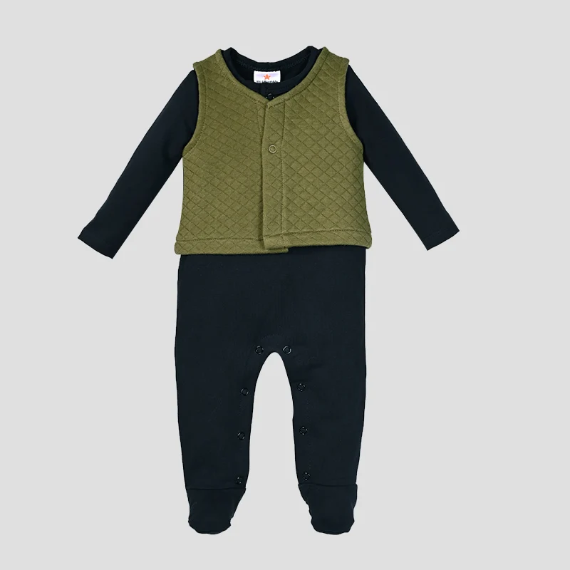 AA-New Arrivals Winter Shabbos Robe Boy and Girls Family Clothing Set baby Footie Cotton Spandex and Outer Warm sandwich Layer