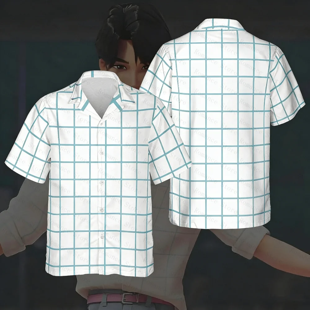 2026 Hawaiian Shirt Hunter Inspired Hawaiian Youth Shirt Abby Kids Cosplay Shirt Jinu Costume Shirt Men's Shirts Woman Shirts