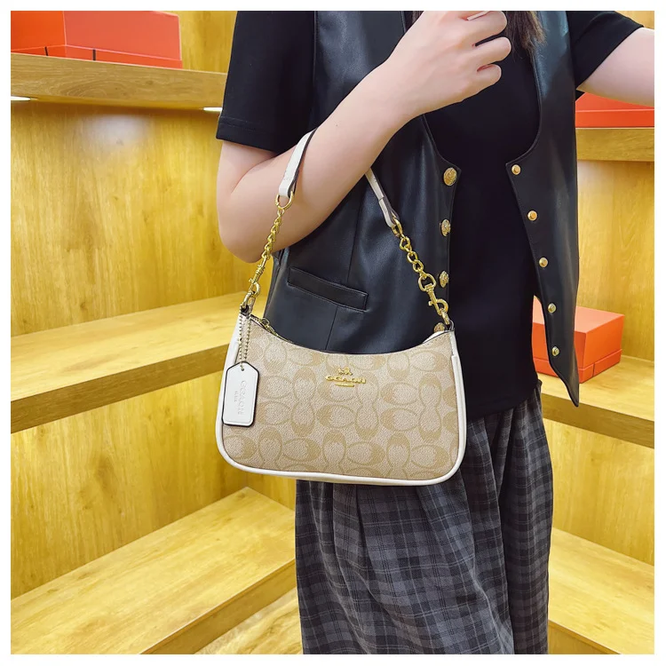 High-End Women's Underarm Shoulder Bag Classic Vintage Ladies Crossbody Handbag Elegant Designer Leather Messenger Bag For Women