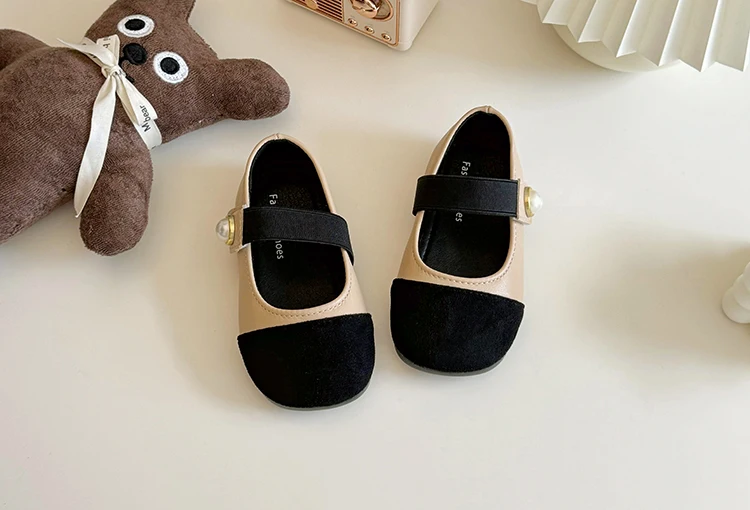 Girl Leather Shoes 2026 Autumn New Brand Girl Shoes French Princess Shoe Elegant Mary Jane Shoe Soft Sole Party Dresses for Girl