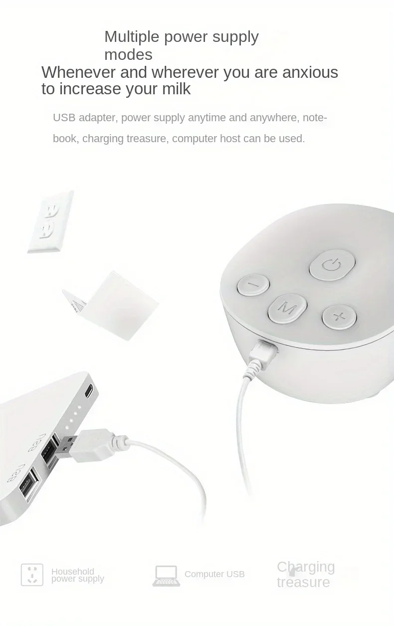 Multi Functional Electric Breast Pump with High Suction on Both Sides and Silent Operation Fully Automatic Breast Pump