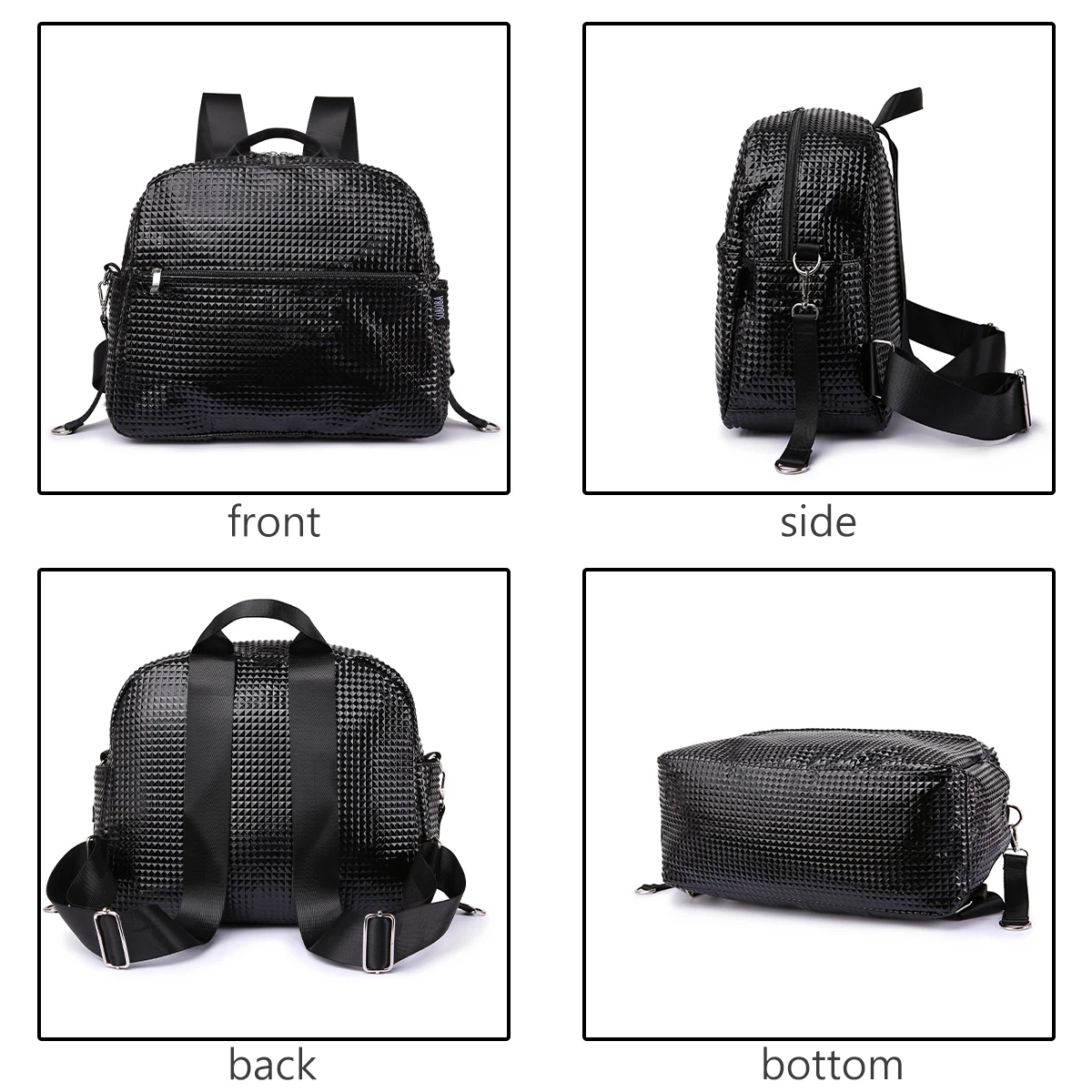 Soboba Stylish Mother Diaper Backpacks Large Capacity Waterproof Environmental Fabric Diaper Bag for Mommy Fashion Nappy Bag