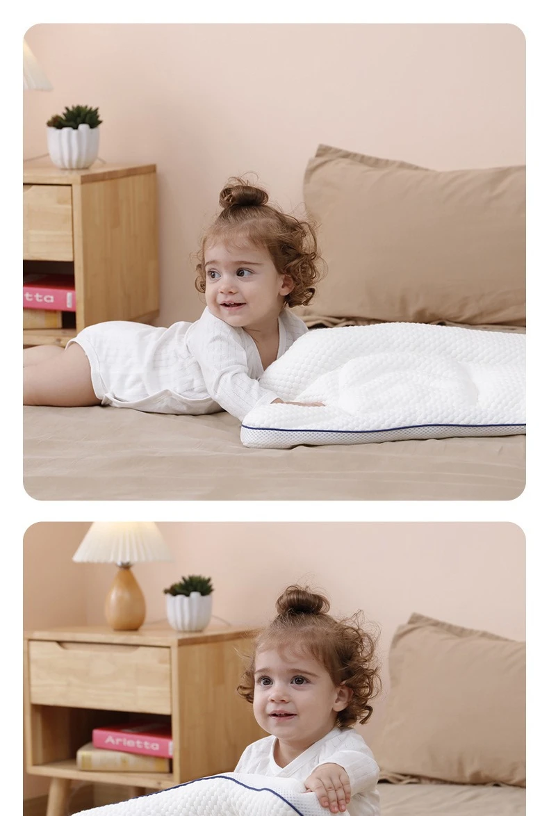 1-16 Years Kids Pillow Neck Protection Children's Partition Pillows Baby Bedding Kindergarten All Seasons Kids Sleeping Pillow