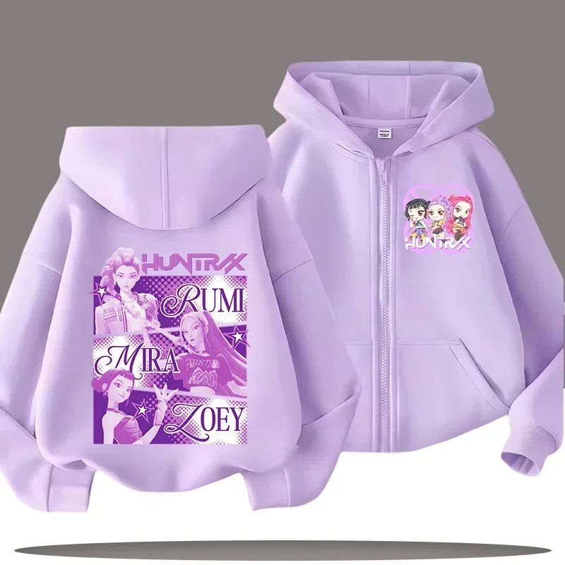 2026 Funny Zip Up Sweatshirts Kp-op Hoodie Children Clothes Kid Girl Boy Sweatshirt Zipper Hoody Baby Casual Top
