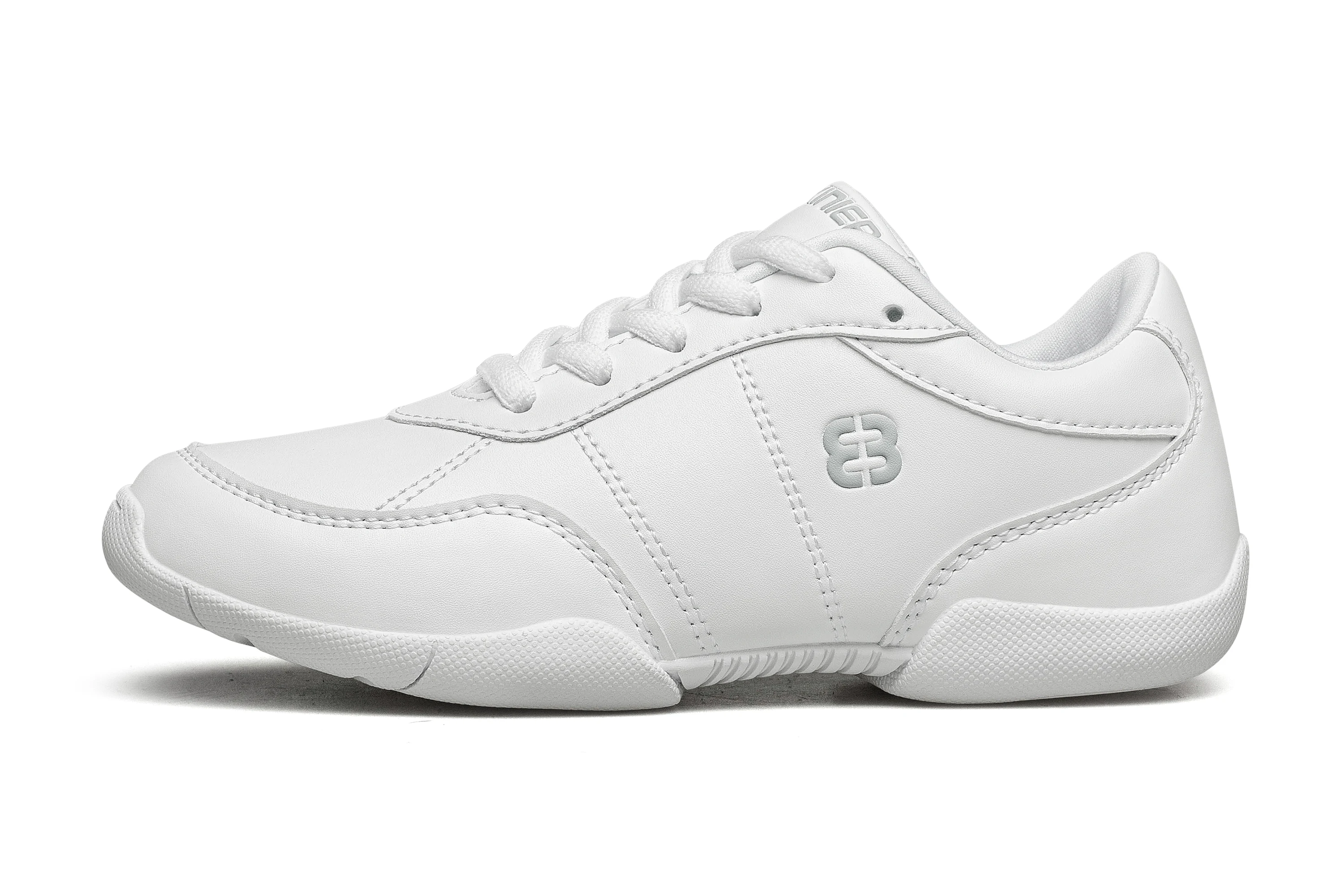 Girls White Cheerleading Shoes Lightweight Youth Cheer Competition Sneakers Kids Training Dance Tennis Walking Shoes