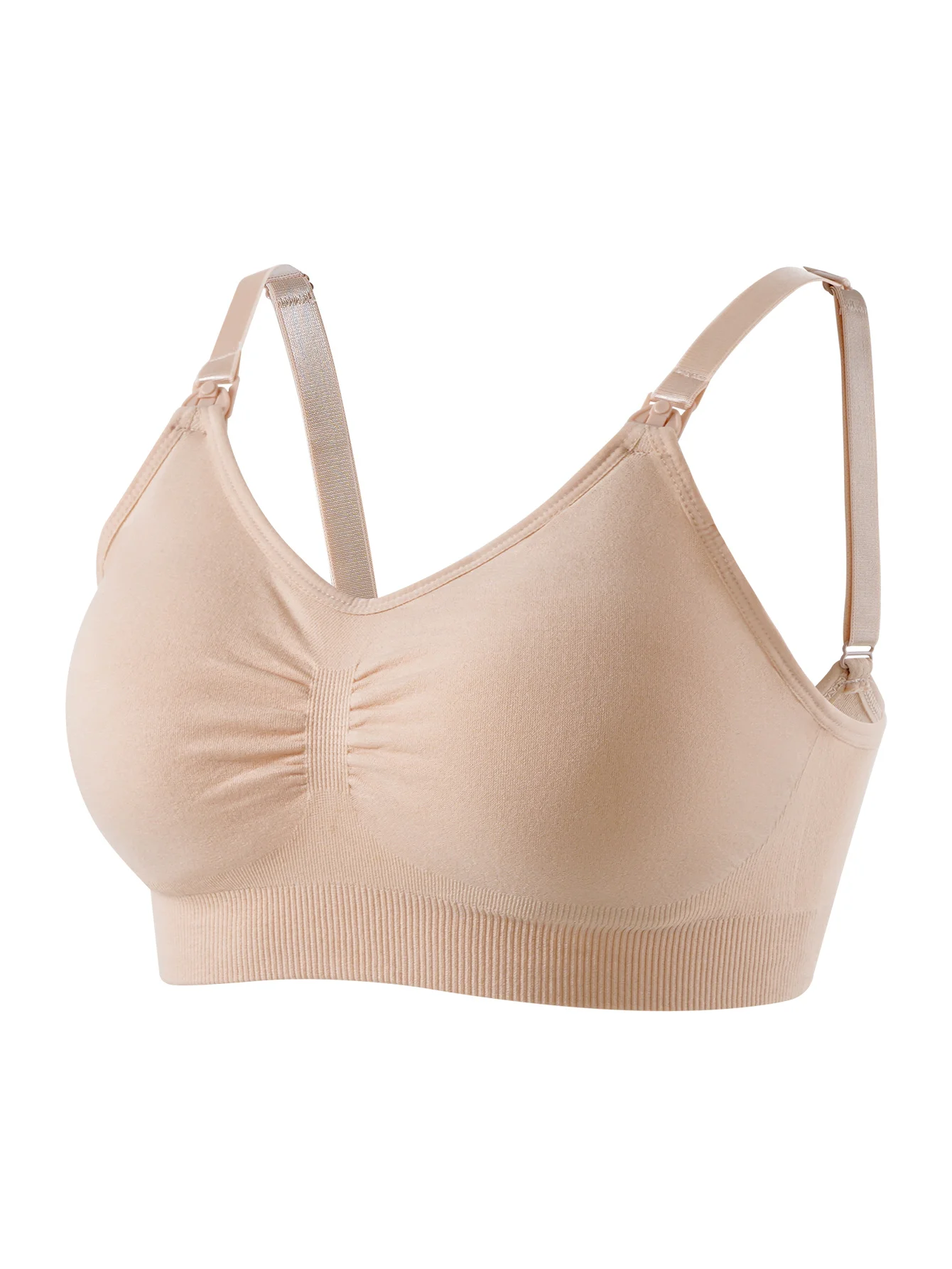 3PCS Set Seamless Maternity Nursing Bra Women Wireless Breastfeeding Bra Adjustable Shoulder Straps Support Pregnancy Underwear