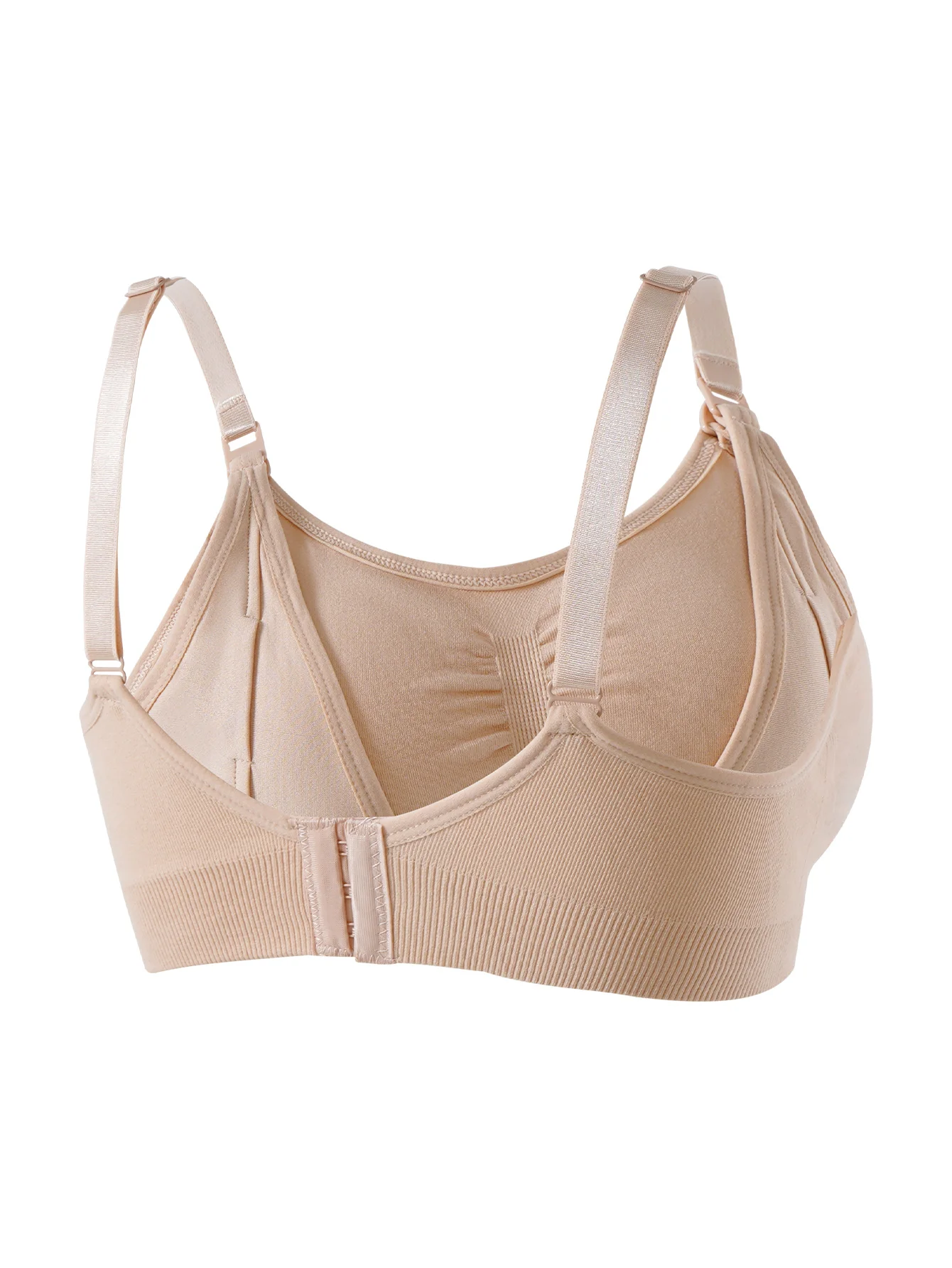 3PCS Set Seamless Maternity Nursing Bra Women Wireless Breastfeeding Bra Adjustable Shoulder Straps Support Pregnancy Underwear