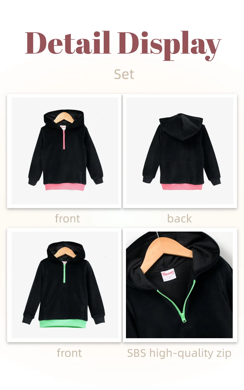 Winter Set Clothes for Teenagers Girl Boy Children's Set Girls Dress Skirts for Modest Girls Black Velour Autumn Winter Clothing