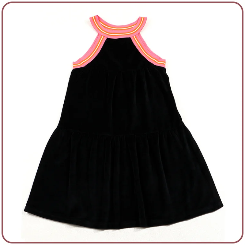 Winter Set Clothes for Teenagers Girl Boy Children's Set Girls Dress Skirts for Modest Girls Black Velour Autumn Winter Clothing