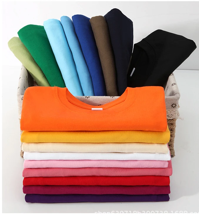 TESM Men Yellow Cotton T-Shirt Men Women Summer Streetwear Fashion Short Sleeve Couple Parent-Child Casual  Cotton Tee