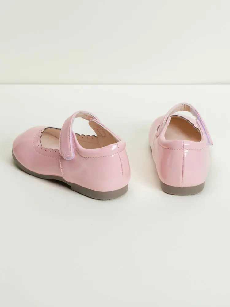 Children Princess Shoes Spring Autumn Classic Girls Leather Shoes Wedding Party Kids Causal Ballet Flat Shoes Shallow Non-slip
