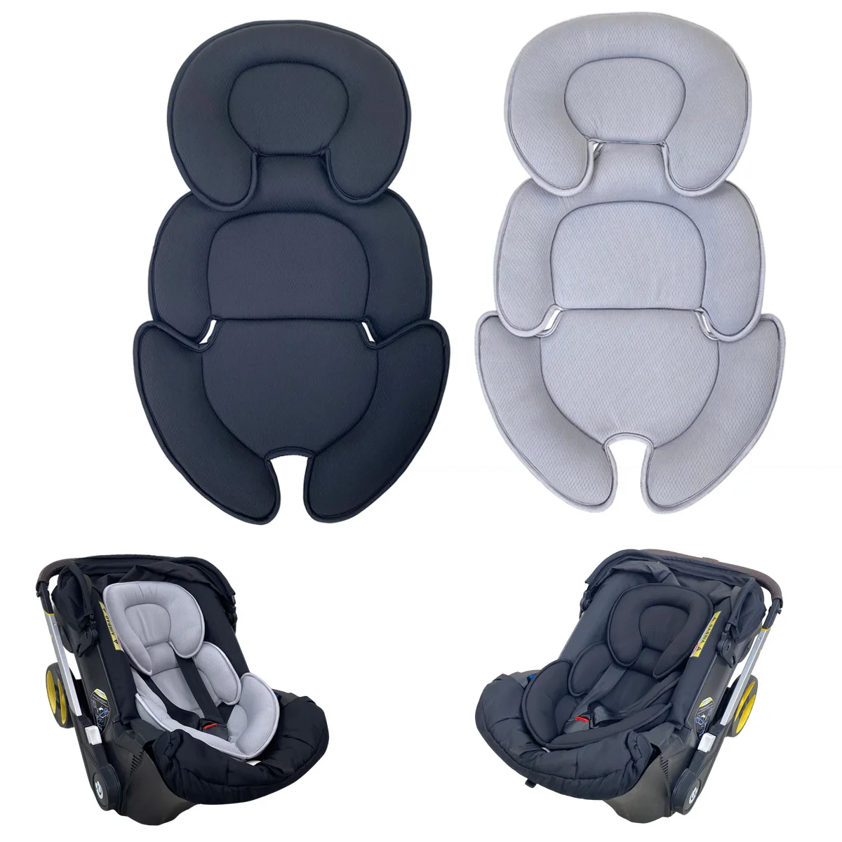 Universal Baby Stroller Seat Cushion Head and Body Support Pillow For Doona Infant Car Seat Insert Newborn Stroller Accessories