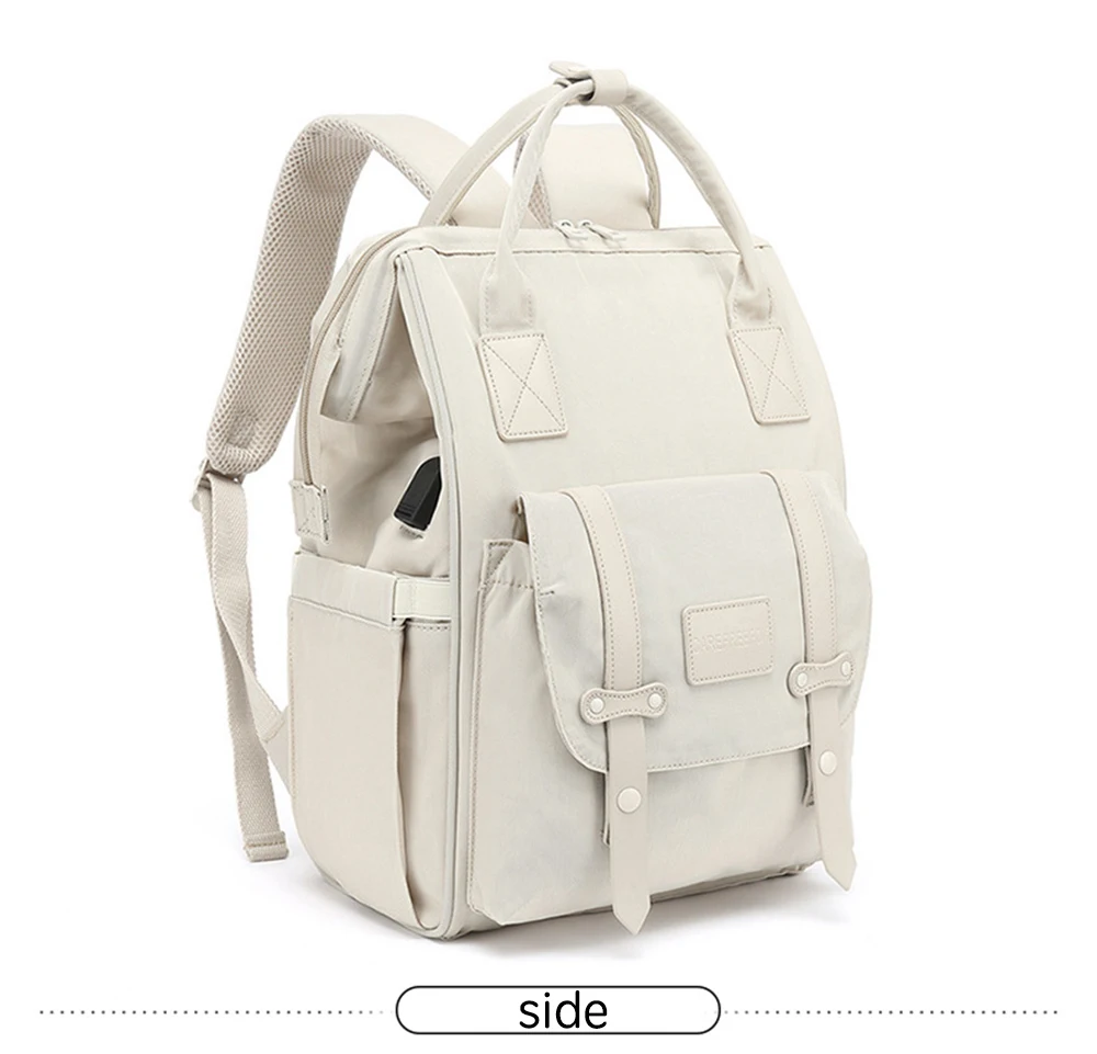 PANGDUBE Baby Nappy Bag with 2pcs Stroller Hooks Mummy Bag Backpack Waterproof Outdoor Travel Mommy Maternity Bag for Baby Stuff