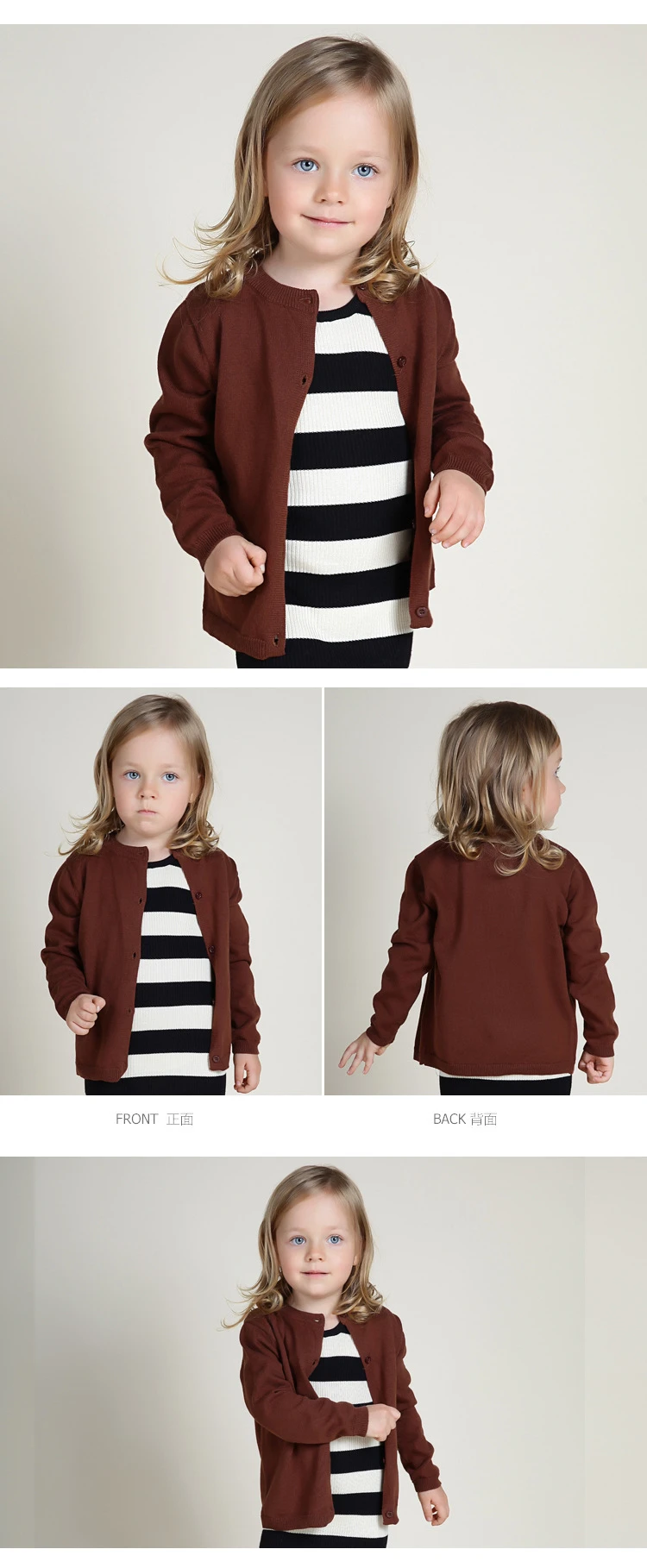 Girls Cardigan Boys Girls Knitted Cardigan Sweater Kid Spring Clothes Spring Cotton Sweater Top Baby Children Clothing Baby Boys